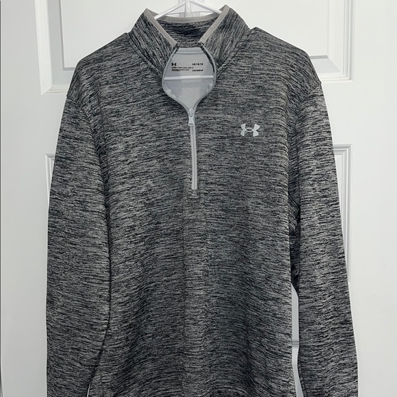 Under Armour Other - Under Armour Men’s Heathered Gray 1/4 zip Pullover Size L